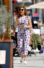 EVA MENDES Out Shopping in Los Angeles 03/29/2019