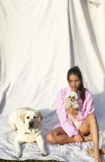 FIONA BARRON on the Set of a Photoshoot, 2019