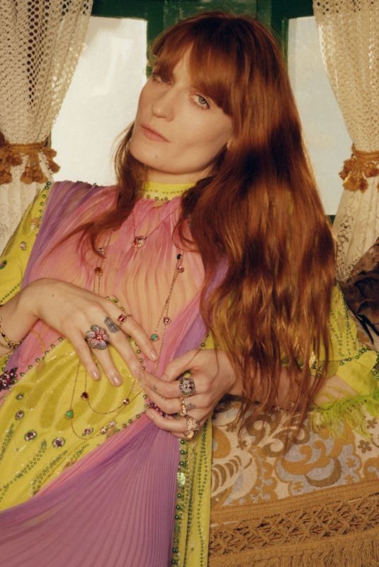 FLORENCE WELCH og Gucci Jewelry 2019 Campaign