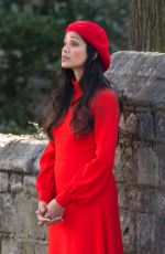 FREIDA PINTO on the Set of a Photoshoot in Pimrose Hill 03/28/2019