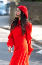 FREIDA PINTO on the Set of a Photoshoot in Pimrose Hill 03/28/2019