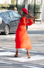 FREIDA PINTO on the Set of a Photoshoot in Pimrose Hill 03/28/2019