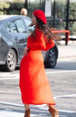 FREIDA PINTO on the Set of a Photoshoot in Pimrose Hill 03/28/2019