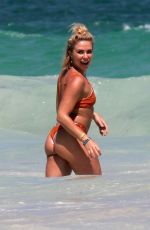 GABBY ALLEN in Bikinis at a Beach in Tulum 03/08/2019