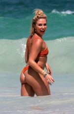 GABBY ALLEN in Bikinis at a Beach in Tulum 03/08/2019