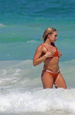 GABBY ALLEN in Bikinis at a Beach in Tulum 03/08/2019