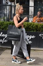 GABBY ALLEN Shopping at Daniel Footwear in Alderley Edge in Eheshire 03/26/2019