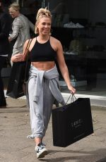 GABBY ALLEN Shopping at Daniel Footwear in Alderley Edge in Eheshire 03/26/2019