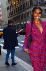 GABRIELLE UNION Out and About in New York 03/30/2019