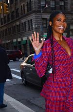 GABRIELLE UNION Out and About in New York 03/30/2019