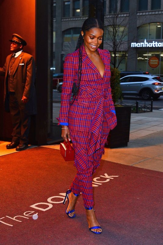 GABRIELLE UNION Out and About in New York 03/30/2019