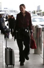 GEENA DAVIS at Los Angeles international Airport 03/20/2019