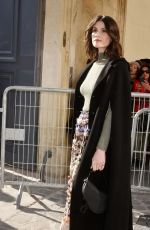 GEMMA ARTERTON at Christian Dior Fashion Show in Paris 02/26/2019