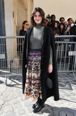 GEMMA ARTERTON at Christian Dior Fashion Show in Paris 02/26/2019