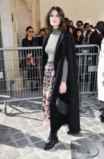 GEMMA ARTERTON at Christian Dior Fashion Show in Paris 02/26/2019