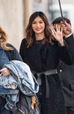GEMMA CHAN Arrives at Jimmy Kimmel Live in Los Angeles 03/06/2019