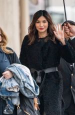 GEMMA CHAN Arrives at Jimmy Kimmel Live in Los Angeles 03/06/2019