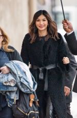 GEMMA CHAN Arrives at Jimmy Kimmel Live in Los Angeles 03/06/2019