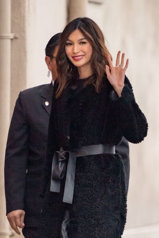 GEMMA CHAN Arrives at Jimmy Kimmel Live in Los Angeles 03/06/2019