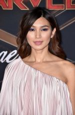 GEMMA CHAN at Captain Marvel Premiere in Hollywood 03/04/2019