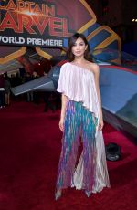 GEMMA CHAN at Captain Marvel Premiere in Hollywood 03/04/2019