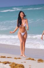 GEMMA LEE FARRELL amd PAULA SUAREZ in Bikinis at a Beach in Miami 03/21/2019