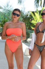 GEORGIA KOUSOULOU, CHLOE ROSS nad CHLOE and DEMI SIMS on the Set of Towie in Thailand 03/09/2019