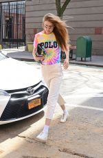 GIGI HADID Arrives at Her Apartment in New York 03/30/2019