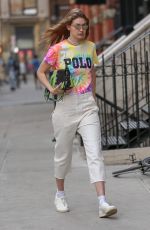 GIGI HADID Arrives at Her Apartment in New York 03/30/2019
