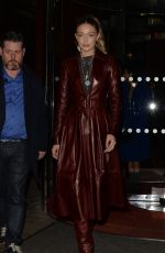 GIGI HADID Arrives at Tommy Hilfiger Fashion Show at PFW in Paris 03/02/2019
