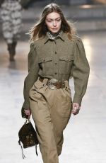 GIGI HADID at Isabel Marant Runway Show at Paris Fashion Week 02/28/2019