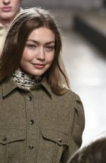 GIGI HADID at Isabel Marant Runway Show at Paris Fashion Week 02/28/2019