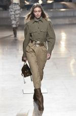 GIGI HADID at Isabel Marant Runway Show at Paris Fashion Week 02/28/2019