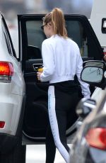 GIGI HADID Leaves a Gym in New York 03/22/2019