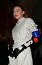 GIGI HADID Leaves Royal Monceau Hotel in Paris 03/01/2019