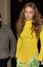 GIGI HADID Leaves Vogue Party in Paris 03/04/2019