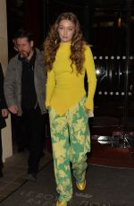 GIGI HADID Leaves Vogue Party in Paris 03/04/2019