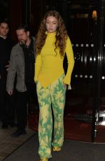 GIGI HADID Leaves Vogue Party in Paris 03/04/2019
