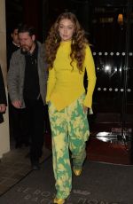 GIGI HADID Leaves Vogue Party in Paris 03/04/2019