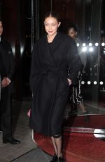 GIGI HADID Night Out in Paris 03/03/2019
