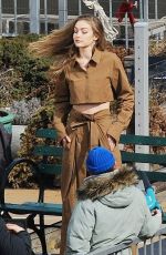 GIGI HADID on the Set of a Photoshoot in New York 03/08/2019