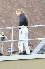 GIGI HADID on the Set of Maybelline Photoshoot in New York 03/07/2019