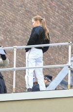 GIGI HADID on the Set of Maybelline Photoshoot in New York 03/07/2019