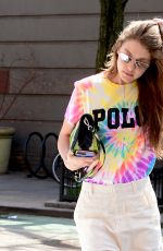 GIGI HADID Out and About in New York 03/30/019