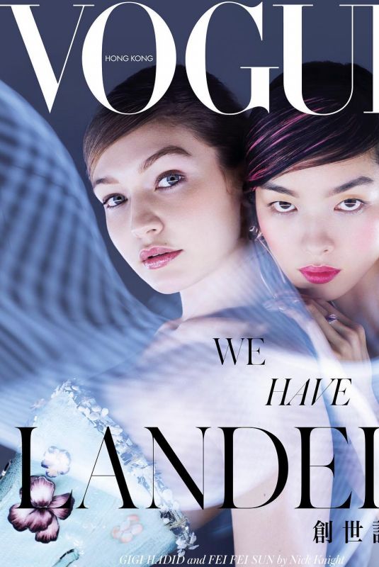 GIGI NADID and FEI FEI SUN in Vogue Magazine, Hong Kong March 2019