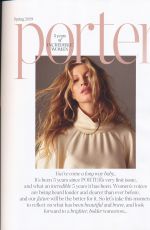 GISELE BUNCHEN in Porter Edit, February 2019