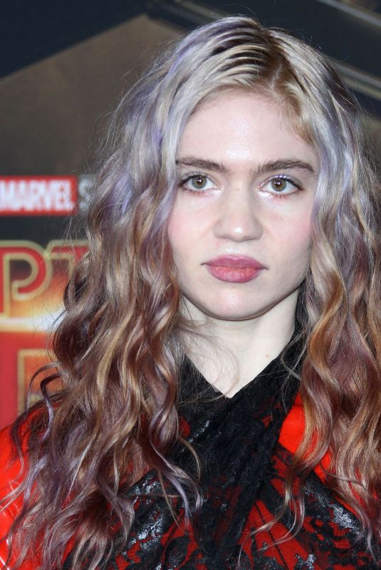 GRIMES at Captain Marvel Premiere in Hollywood 03/04/2019
