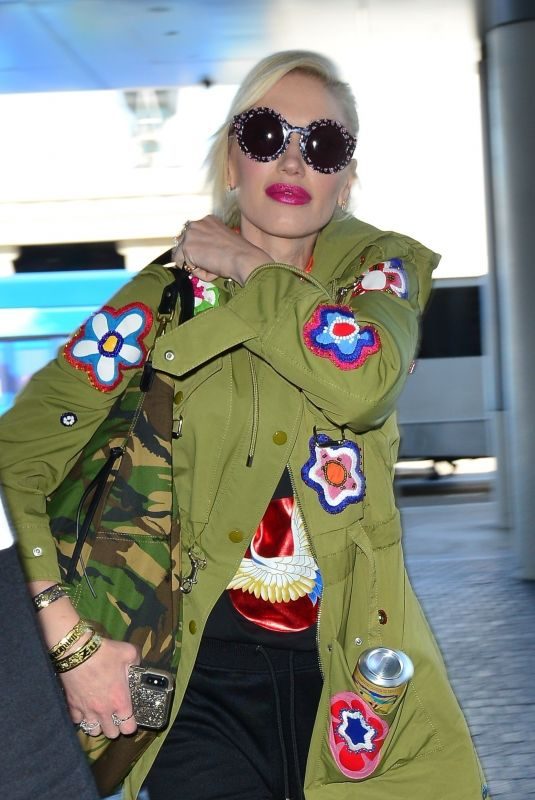 GWEN STEFANI at Los Angeles International Airport 03/28/2019