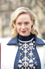 GWENDOLINE CHRISTIE at Miu Miu Show at Paris Fashion Week 03/05/2019