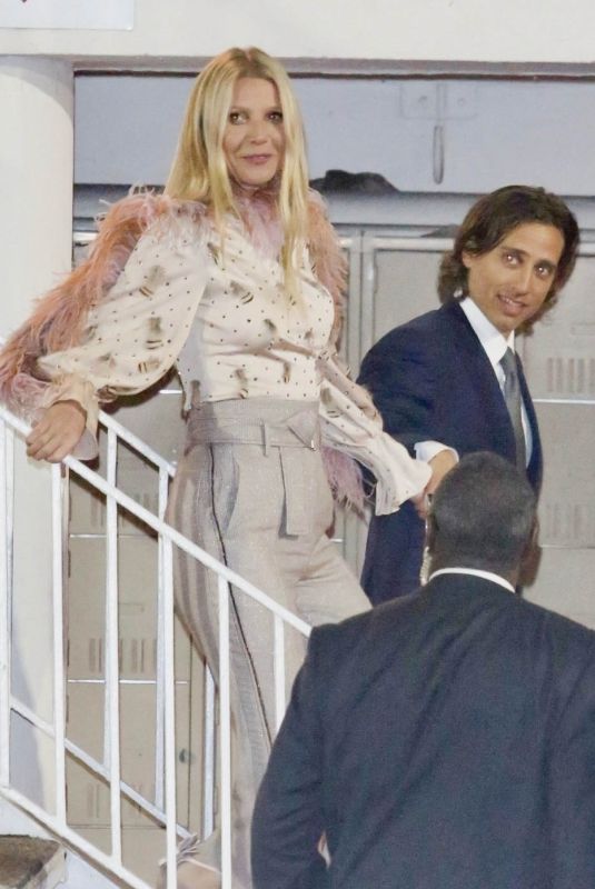 GWYNETH PALTROW and Brad Falchuk Out in Hollywood 03/28/2019